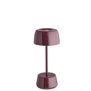 Loom Design Dexter draagbare lamp in donker kersenkleur