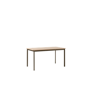 &Tradition Drip HW115 Eettafel L143 Zwart/ Blank Gelakt Eiken