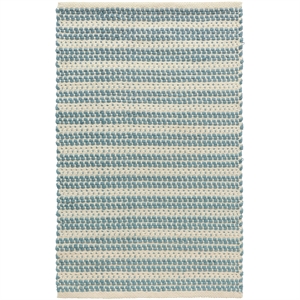 Decotique Dune Mat 60x90 Dusty Blue/ Gebroken Wit