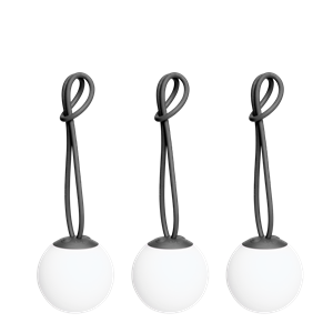 Fatboy Bolleke Mini Draagbare Lamp Set van 3 Antraciet