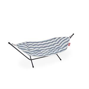 Fatboy Headdemock Hangmat Superb Stripe Oceaanblauw/ Zwart