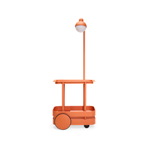 Fatboy Jolly Trolley Trolley Met Lamp Tangerine