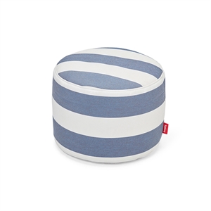 Fatboy Point Outdoor Pouf met Strepen in Oceaanblauw