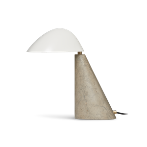 Fredericia Furniture Fellow Tafellamp Kalksteen/Wit