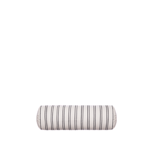 Ferm Living Twill Bolsterkussen Off-White/ Zwart