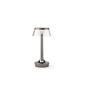 Flos Bon Jour Unplugged Draagbare Lamp Zwart Chroom