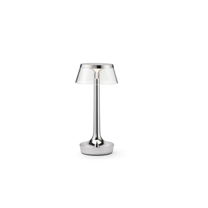 Flos Bon Jour Unplugged Draagbare Lamp Chroom
