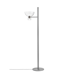 Flos Nocturne F1 Komvormige Vloerlamp Zilver