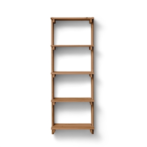 Vorm & Verfijn Balk Wandplank 5 Diep Bruin Grenen