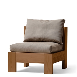 Vorm & Verfijn Icon Fauteuil Bruin Grenen/ Beige