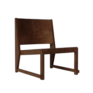 Frama 01 Fauteuil Donkerbruin