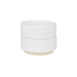 Frama Otto Keramische Kom Set van 2 Medium Wit