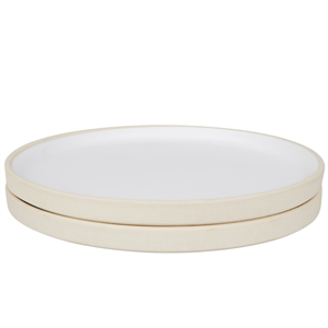 Frama Otto Keramiek Bord Set van 2 Groot Wit