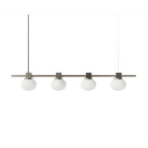 Frama Ovoid Viervoudige Hanglamp Roestvrij Staal