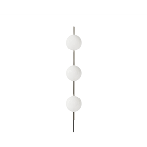 Frama Ovoid Drievoudige Wandlamp Roestvrij Staal