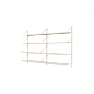Frama Boekenkast met Dubbele Sectie 108,4x80 Warm Wit