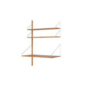 Frama Plank Bibliotheek Aanbouw Bureau Sectie Plank 114,8x80 Natuurlijk Eiken
