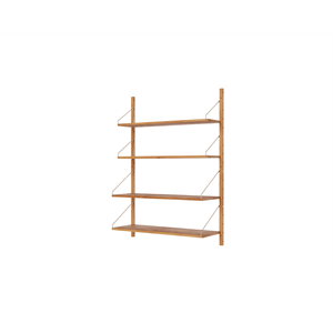 Frama Bibliotheekplank met één sectie 114,8x80 Natuurlijk Eiken
