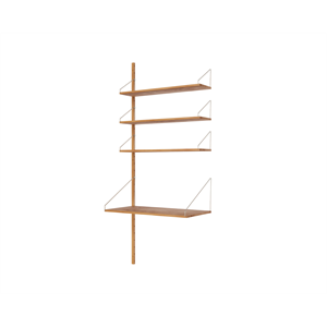 Frama Plank Bibliotheek Aanbouw Bureau Sectie Plank 185,2x80 Natuurlijk Eiken
