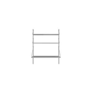 Frama Plank Bibliotheek Bureau Sectie Rekkast 108,4x80 Roestvrij Staal