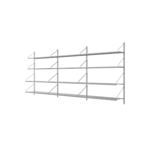 Frama Plank Bibliotheek Driedelige Plankkast 108,4x80 Roestvrij Staal