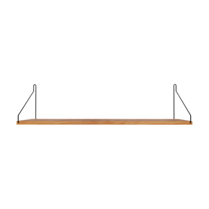 Frama Enkele Plank 20x80 Natuurlijk Eiken/ Zwart