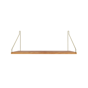 Frama Enkele Plank 27x60 Natuurlijk Eiken/ Messing