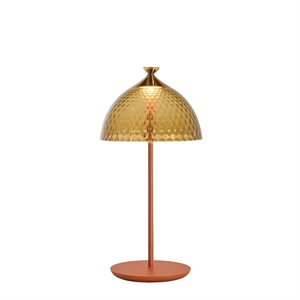 Kartell PUMO Tafellamp Amber/ Baksteenrood