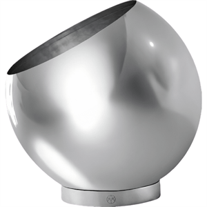 AYTM GLOBE Bloempot Ø17 Zilver