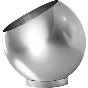 AYTM GLOBE Bloempot Ø21 Zilver