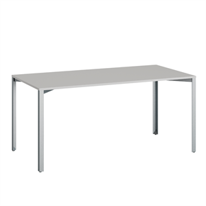 +Halle Grid Tafel 80x160 Licht Grijs/ Blauw Zink