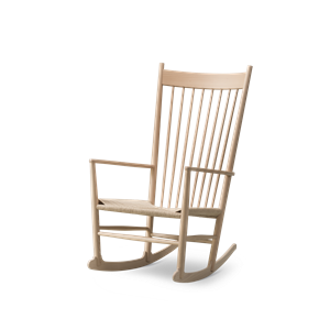 Fredericia Furniture J16 Schommelstoel Zeep Behandeld Eiken/Papiergaren
