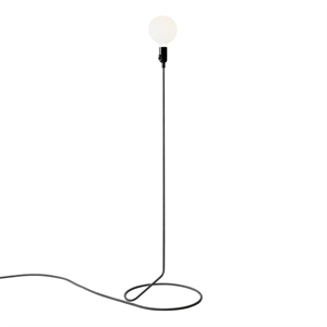 Design House Stockholm Cord Vloerlamp Zonder Lamp Zwart