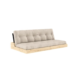 Karup Base Slaapbank met 5-laags Matras Zwart/Beige
