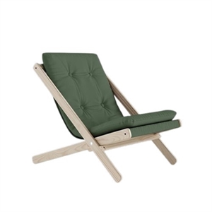 Karup Boogie Fauteuil M. Matras 756 Olijfgroen/Onbewerkt Beukenhout