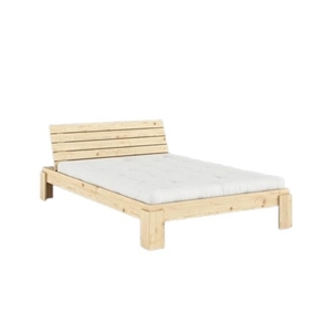 Karup Layers Bedframe met Hoofdbord 140x200 Raw