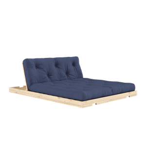 Karup Design Slaapbank met Matras 140x200 Marineblauw/rauw