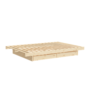 Karup Design Kanso Bedframe met 2 Lades 160x200 Ruw