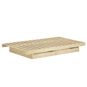 Karup Design Kanso Bedframe met 2 Lades 90x200 Ruw