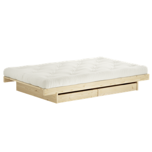 Karup Design Kanso Bedframe met 2 Lades 90x200 Raw