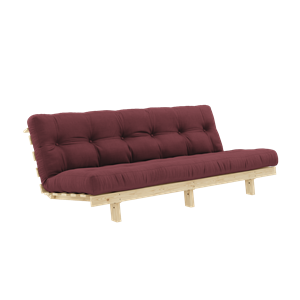 Karup Design Lean Sofa Bank met Alpha-matras 130x200 Bordeaux/Ruw