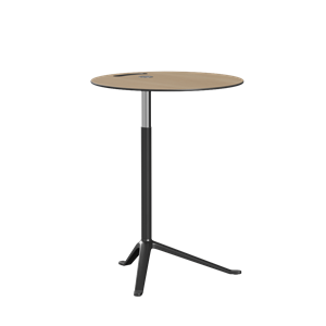 Fritz Hansen Little Friend KS11 Bijzettafel, in Hoogte Verstelbaar, Eikenhout/gepoedercoat Aluminium