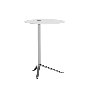 Fritz Hansen Little Friend KS12 Bijzettafel Wit/gepolijst Aluminium