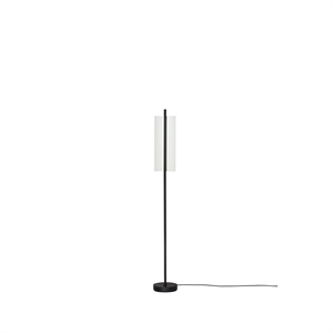 Santa & Cole Lámina 45 Vloerlamp Wit/ Zwart