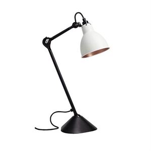 Lampe Gras N205 Tafellamp Zwart Wit & Koper