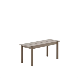 Muuto Linear Stalen Bank 110 x 34 cm Taupe