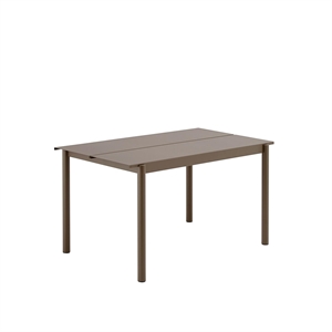Muuto Linear Stalen Tafel 140x75 cm Taupe
