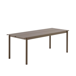 Muuto Linear Stalen Tafel 200 x 75 cm Taupe
