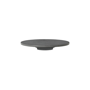Louise Roe Gallery Object 08 Taartschaal Zwart Basalt