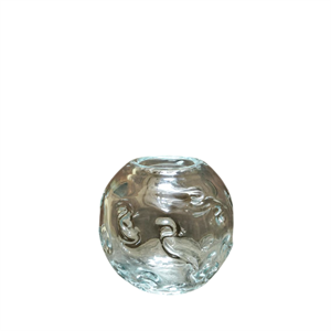 Louise Roe SR Vintage Glazen Vaas, Helder